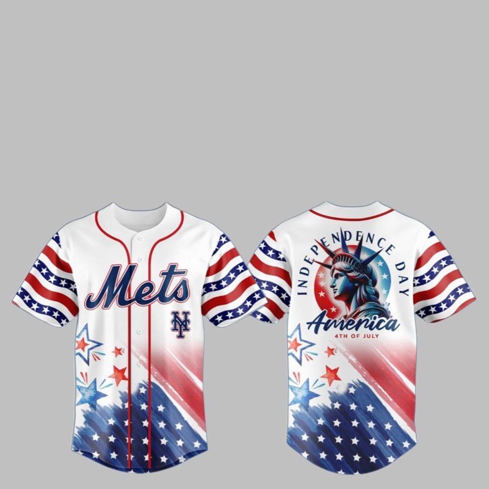 2025 NY Mets Celebrate the 4th of July Jersey - Grishko.com