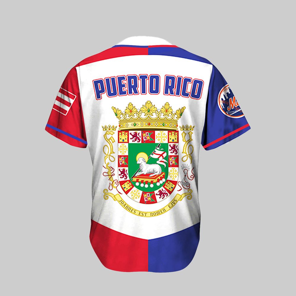 2025 NY Mets Puerto Rico Baseball Jersey - Grishko.com
