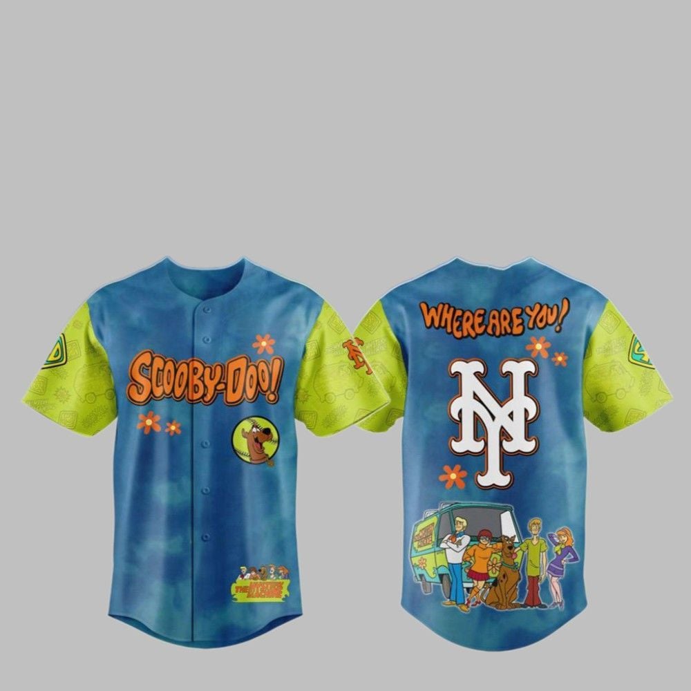 2025 NY Mets Scooby-Doo Baseball Jersey - Grishko.com
