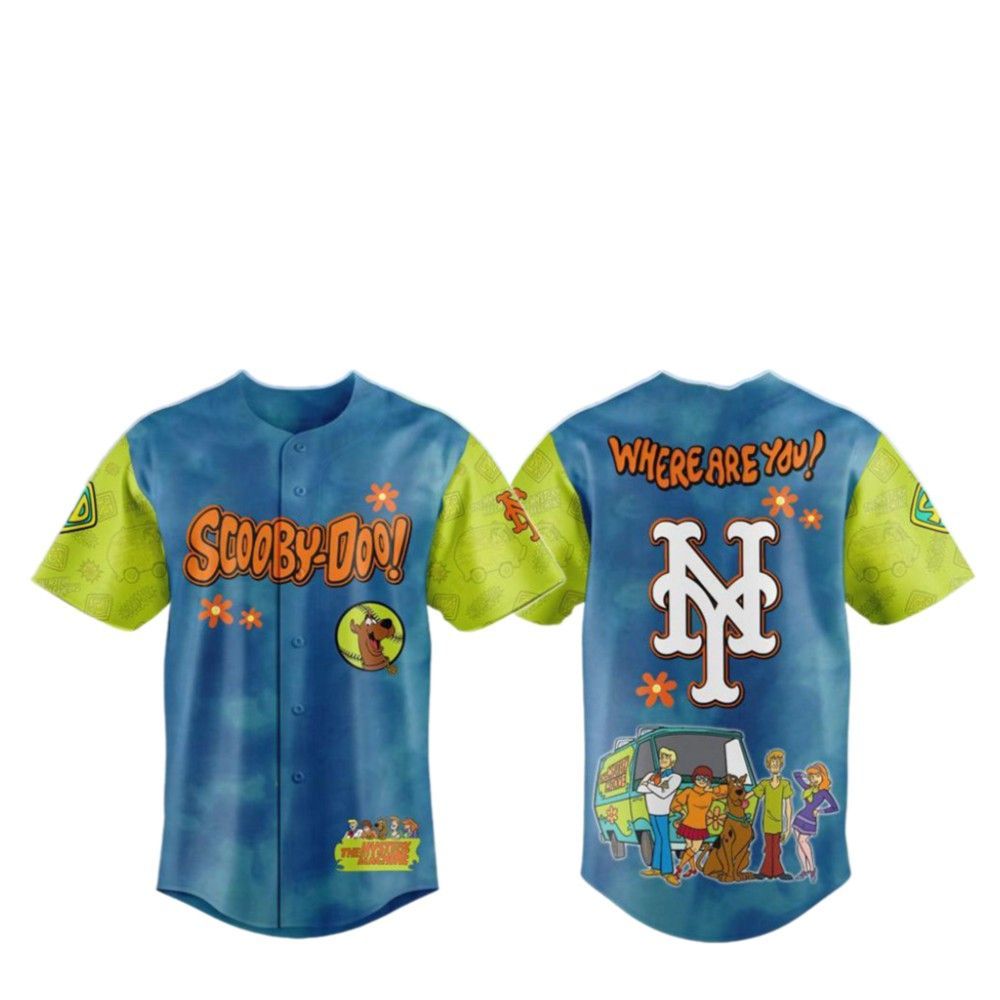 2025 NY Mets Scooby-Doo Baseball Jersey - Grishko.com