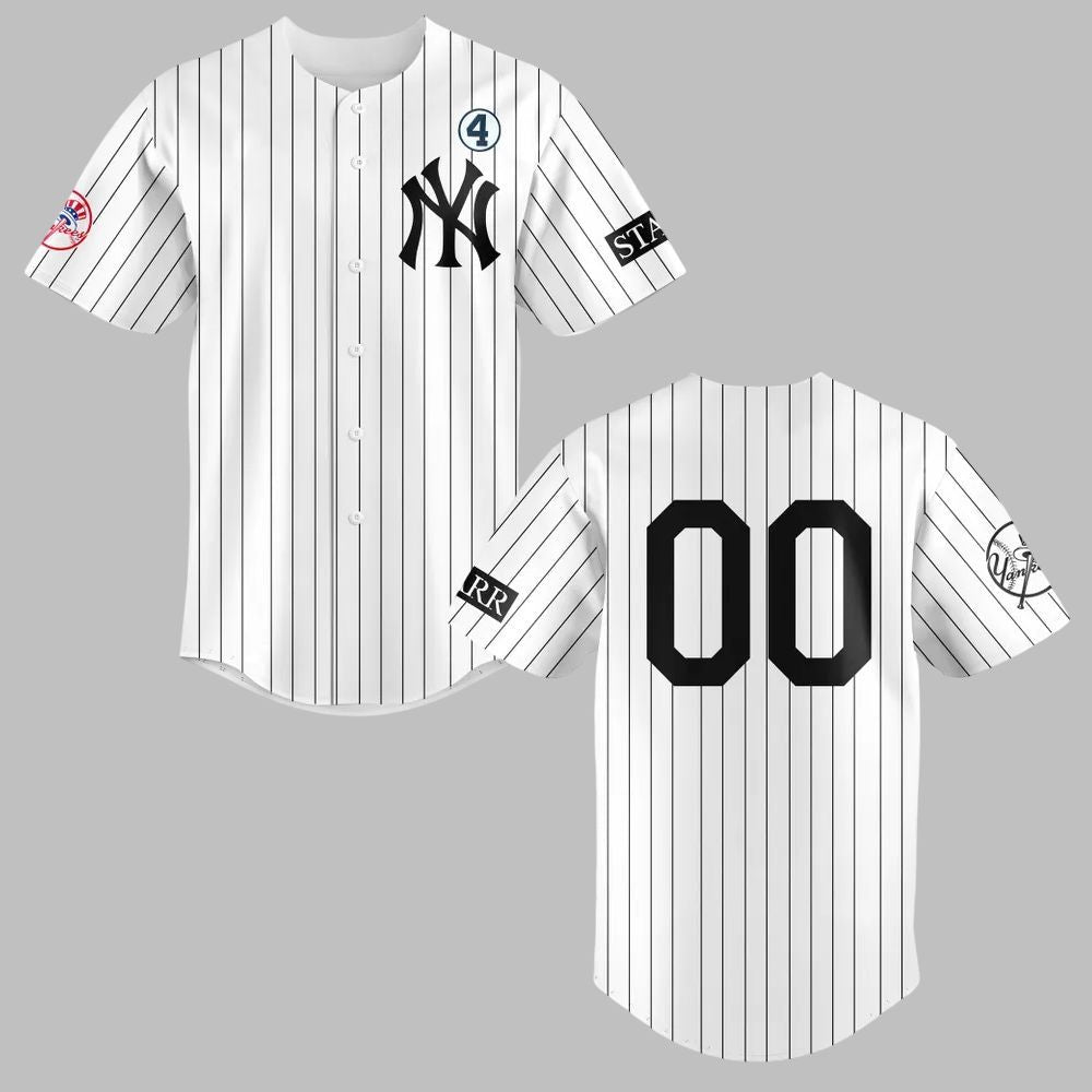 2025 NY Yankees 4 The Iron Horse Jersey - Grishko.com