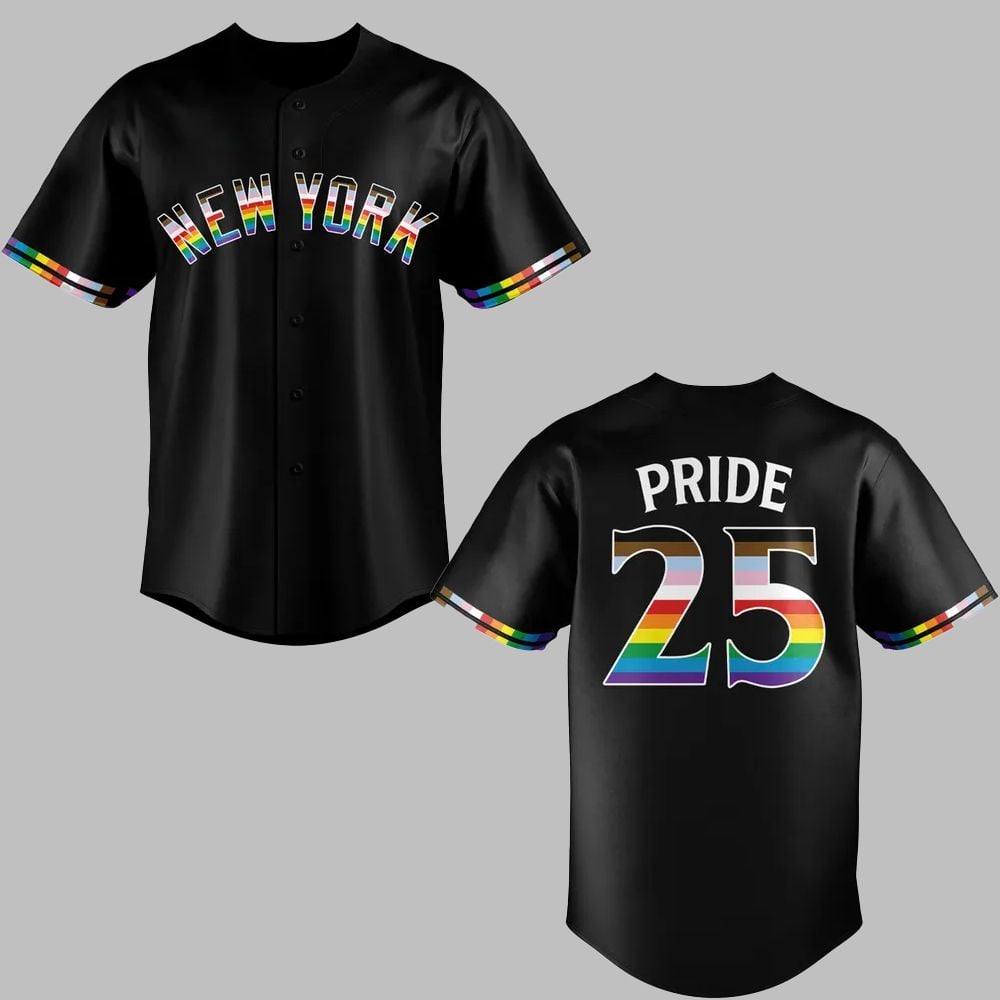2025 NY Yankees Happy Pride Month Jersey - Grishko.com