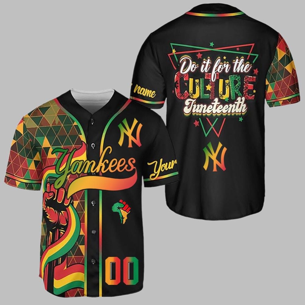 2025 NY Yankees Juneteenth Day Jersey - Grishko.com