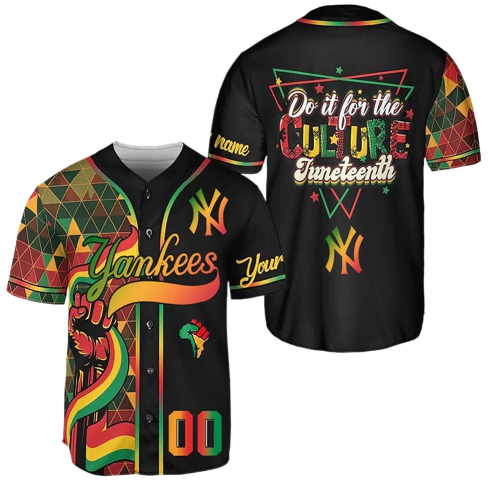 2025 NY Yankees Juneteenth Day Jersey - Grishko.com