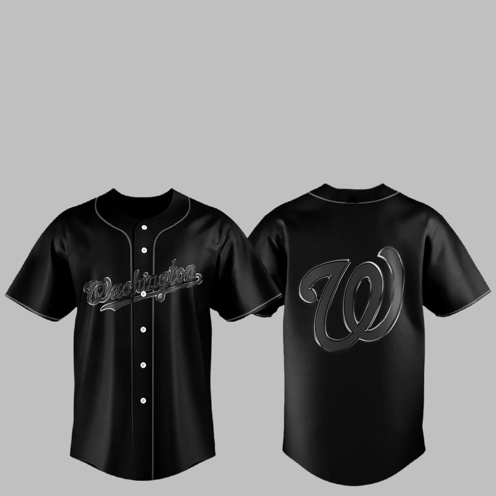 2025 Nationals Back In Black Jersey - Grishko.com