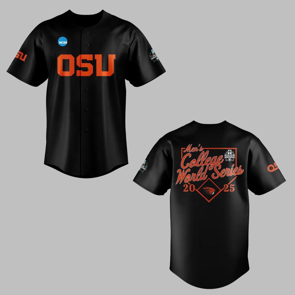 2025 Oregon State OSU Men's College World Series Jersey - Grishko.com