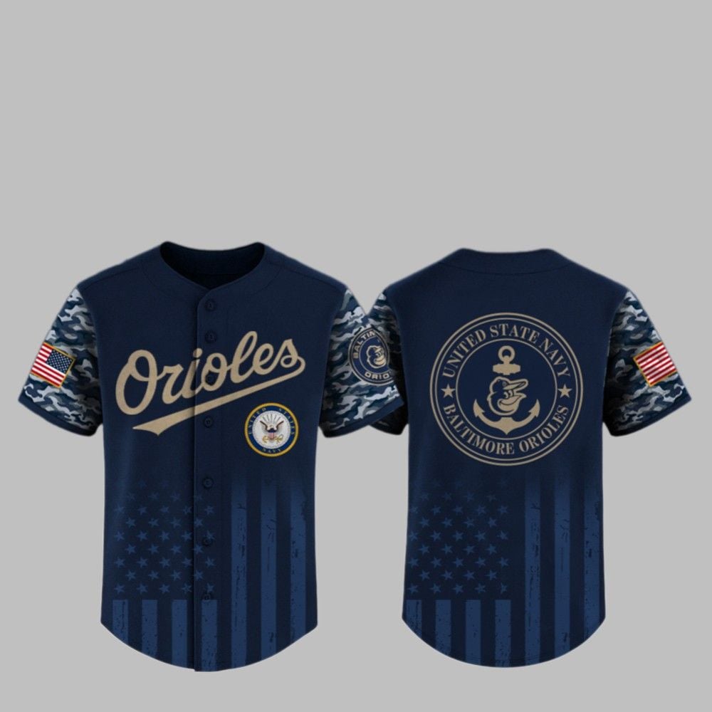 2025 Orioles US Navy Appreciation Night Jersey - Grishko.com