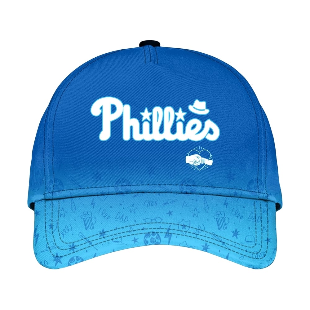 2025 Philadelphia Phillies Happy Father Day Baseball Jersey Combo - Grishko.com