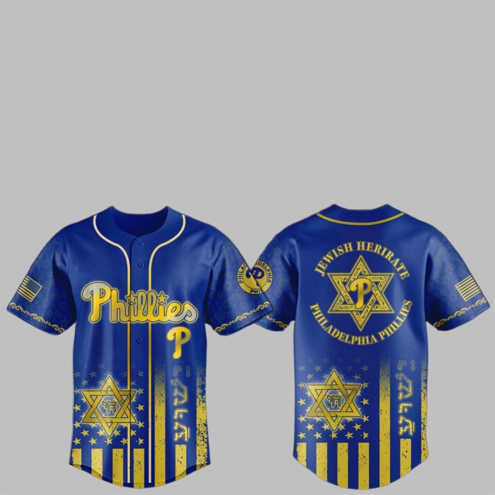 2025 Phillies Jewish Heritage Night Jersey - Grishko.com