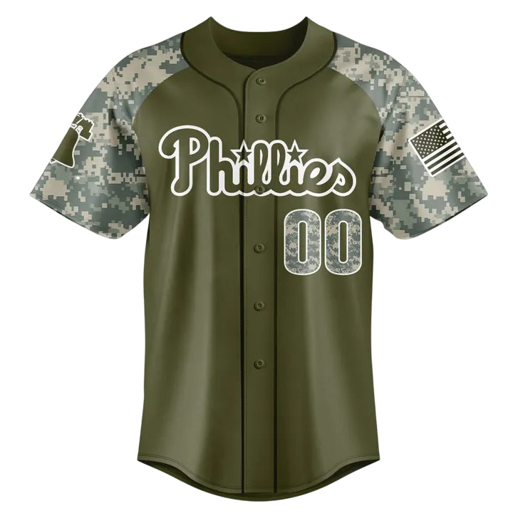 2025 Phillies Salute to Service Night Jersey - Grishko.com