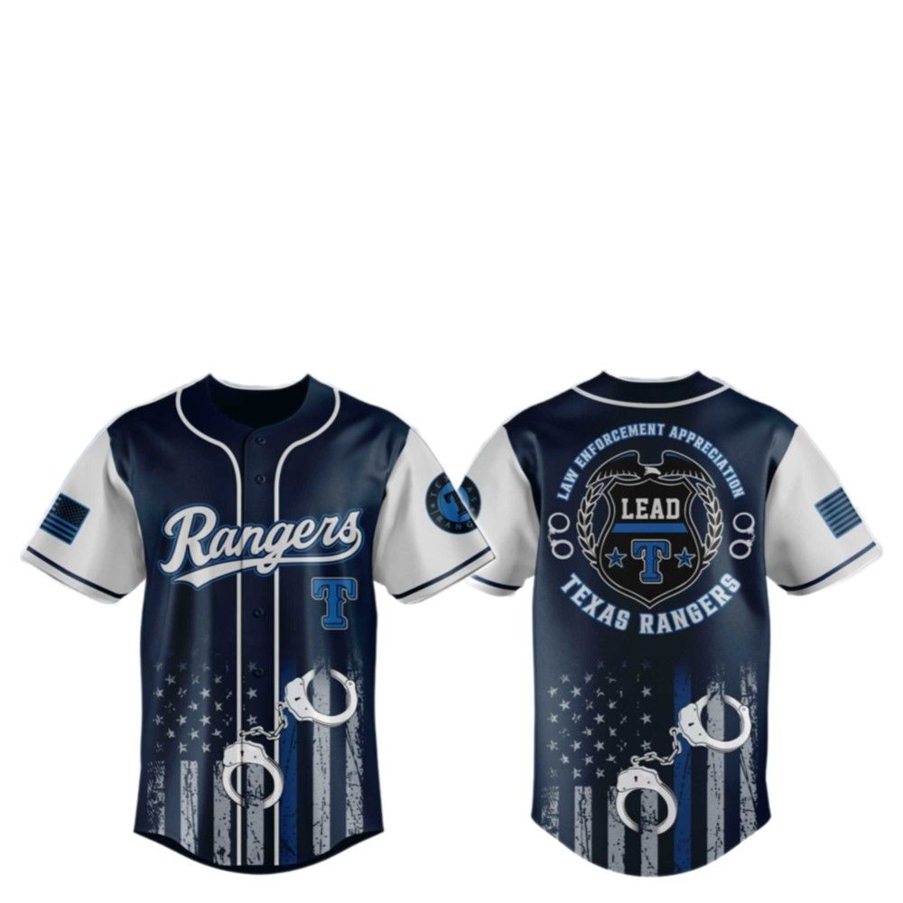 2025 Rangers x Law Enforcement Appreciation Day Jersey - Grishko.com
