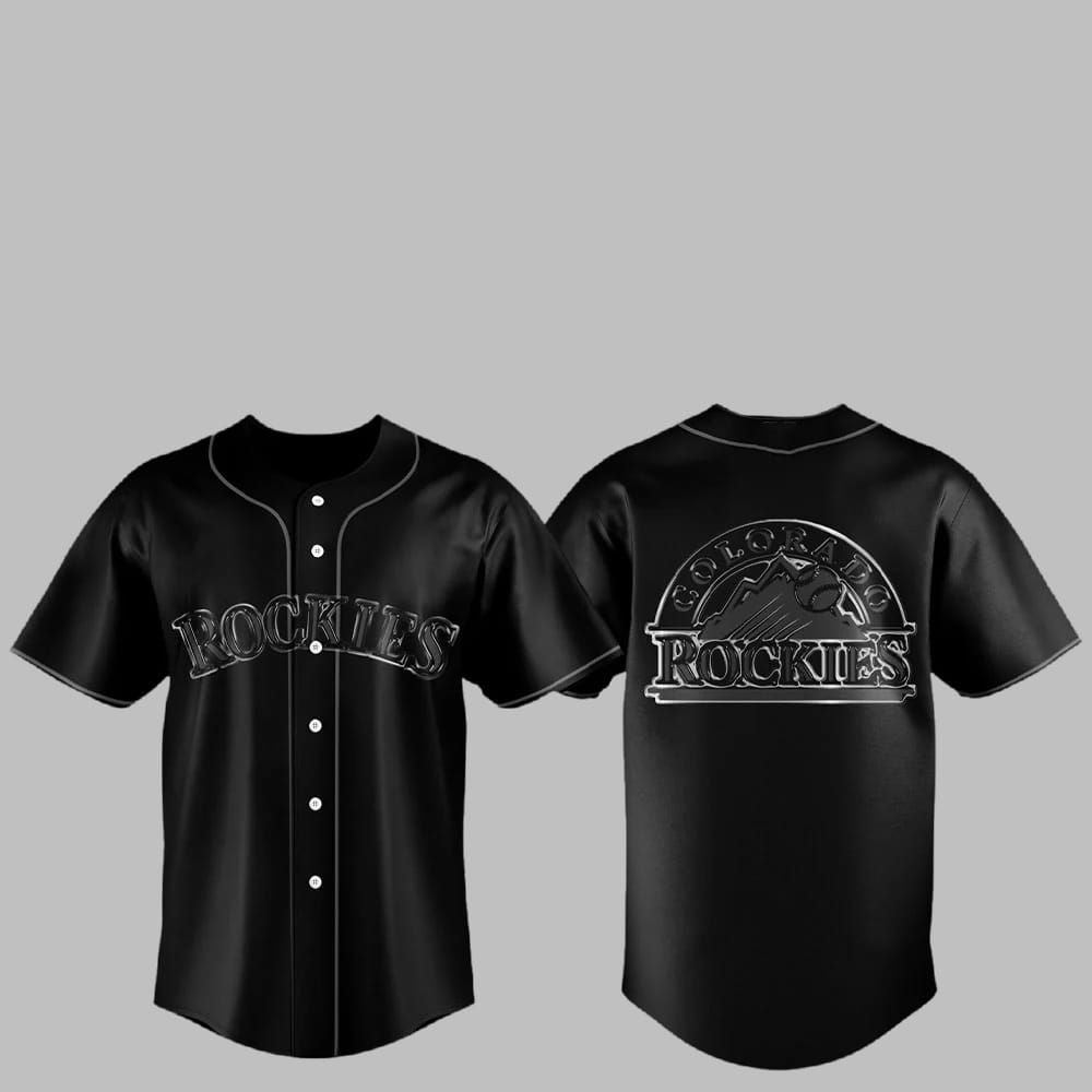 2025 Rockies Back In Black Jersey - Grishko.com