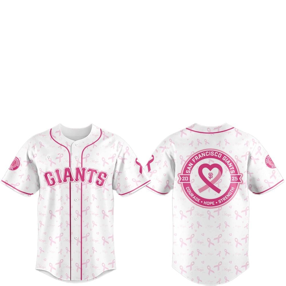 2025 SF Giants Cancer Awareness Night Jersey - Grishko.com