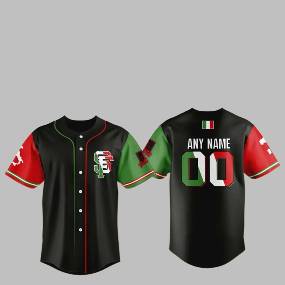 2025 SF Giants Italian Heritage Night Jersey - Grishko.com