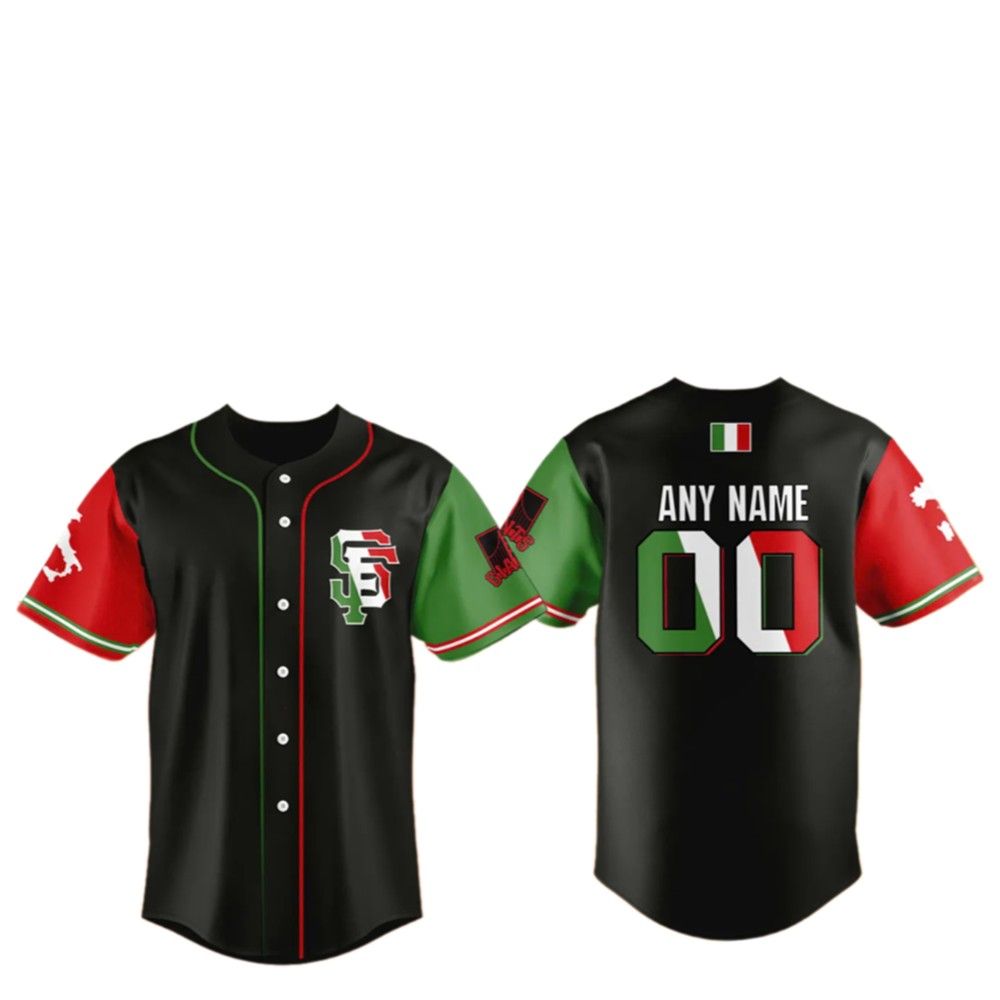 2025 SF Giants Italian Heritage Night Jersey - Grishko.com