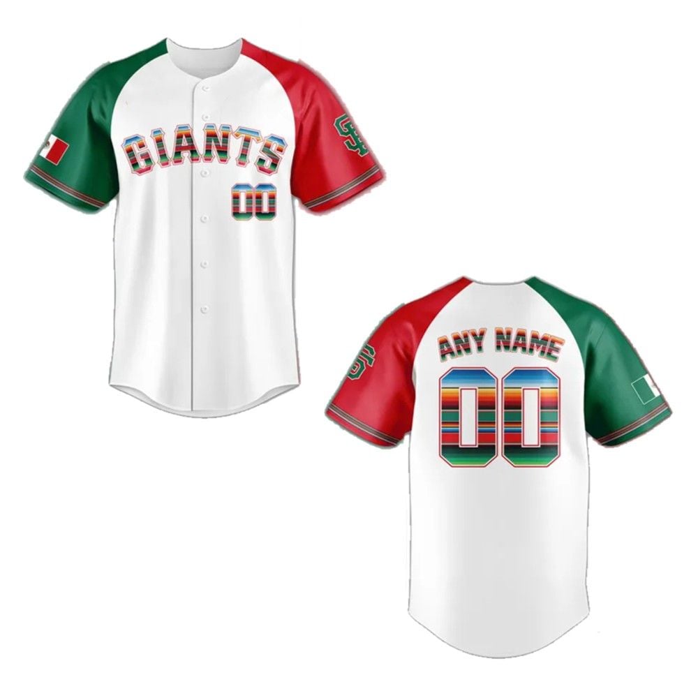 2025 SF Giants Mexican Heritage Night Jersey - Grishko.com