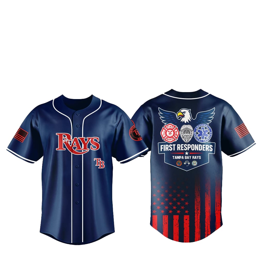 2025 TB Rays First Responders Night Jersey - Grishko.com