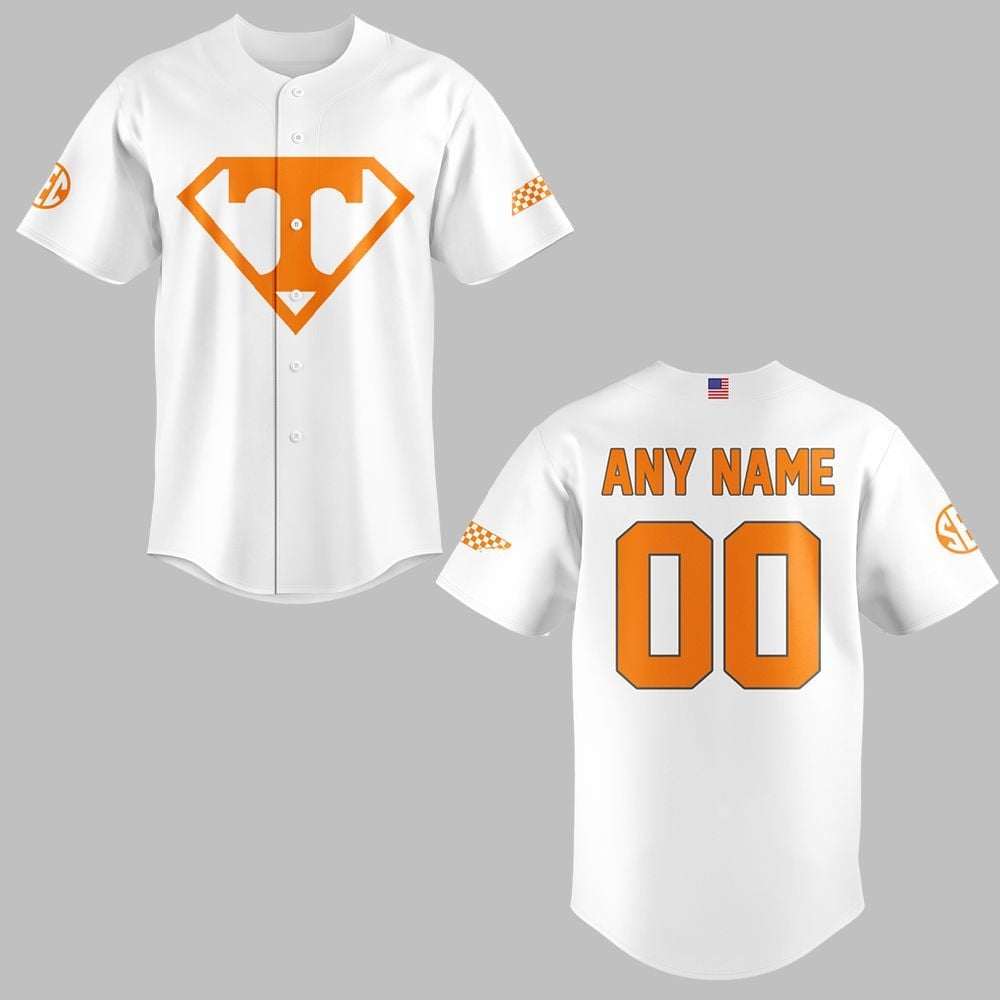 2025 Tennessee Baseball Superman Jersey - Grishko.com