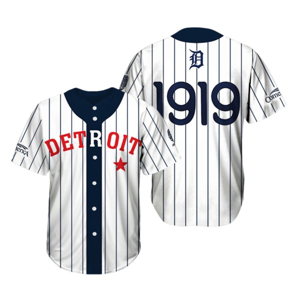 2025 Tigers Black in Baseball Jersey Giveaway 1919 - Grishko.com