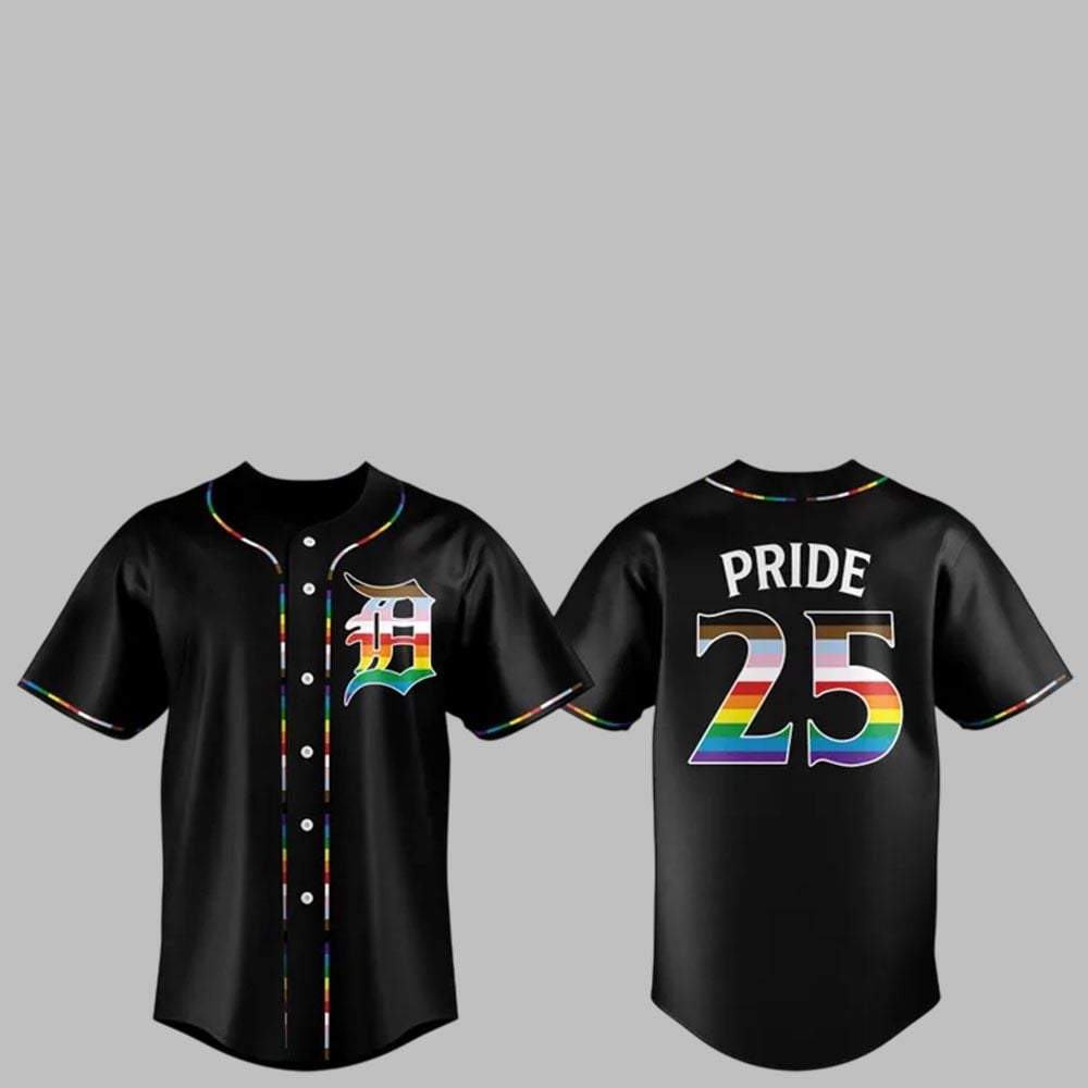 2025 Tigers Celebrate Pride Month Jersey - Grishko.com