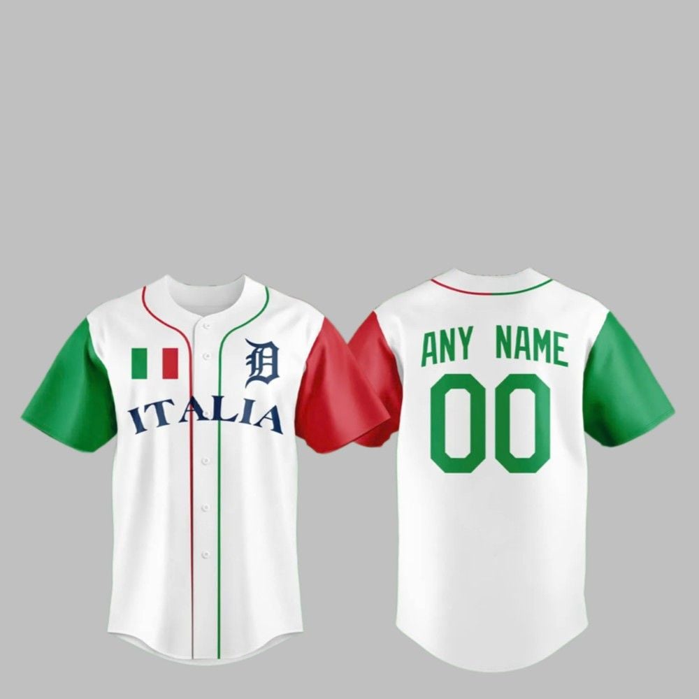 2025 Tigers Italian Heritage Night Jersey - Grishko.com