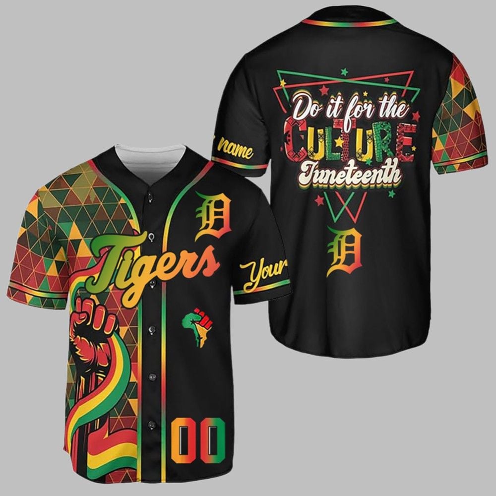2025 Tigers Juneteenth Day Jersey - Grishko.com