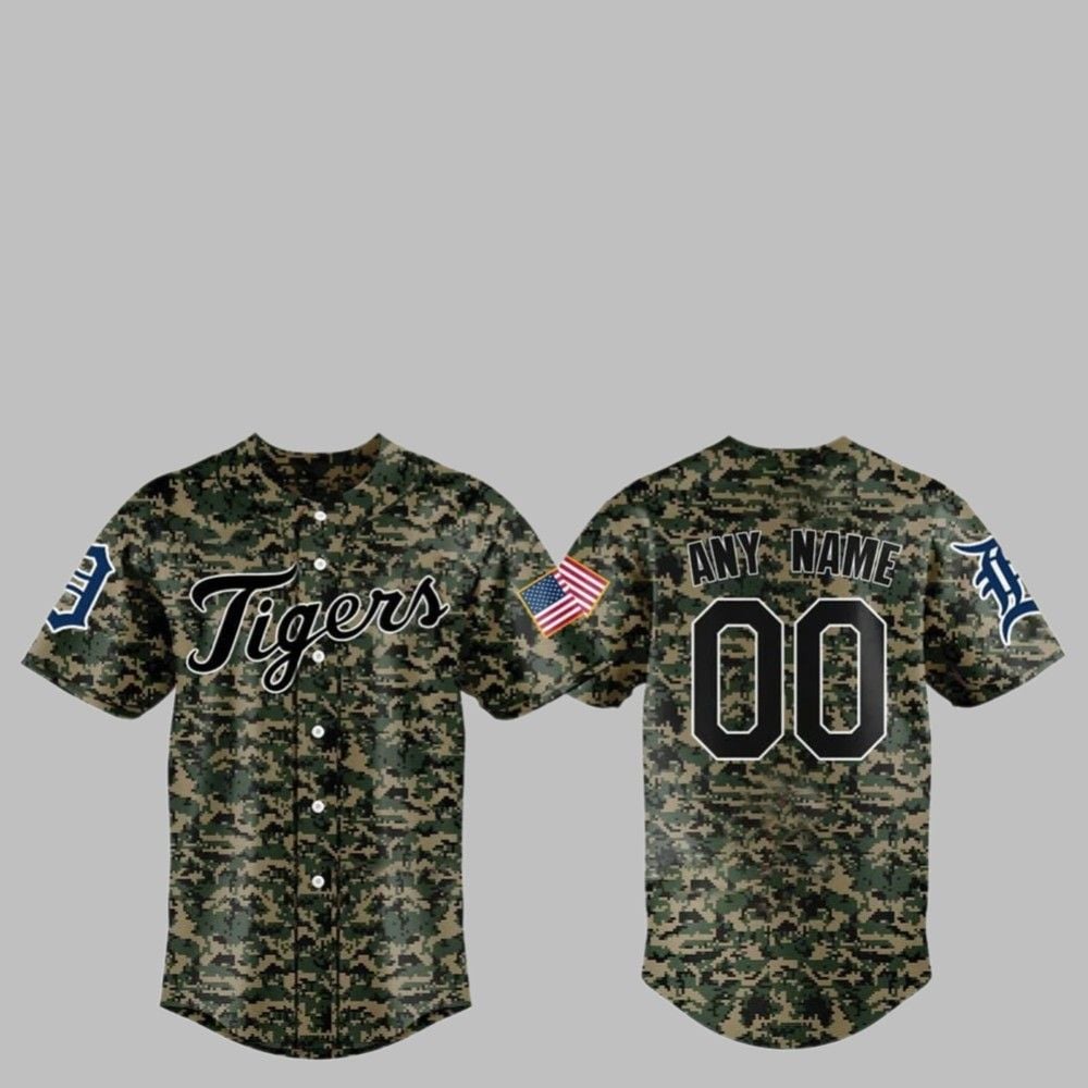 2025 Tigers Veteran Day Jersey - Grishko.com