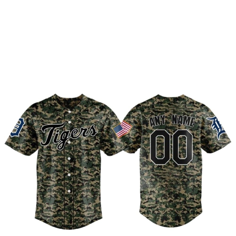 2025 Tigers Veteran Day Jersey - Grishko.com