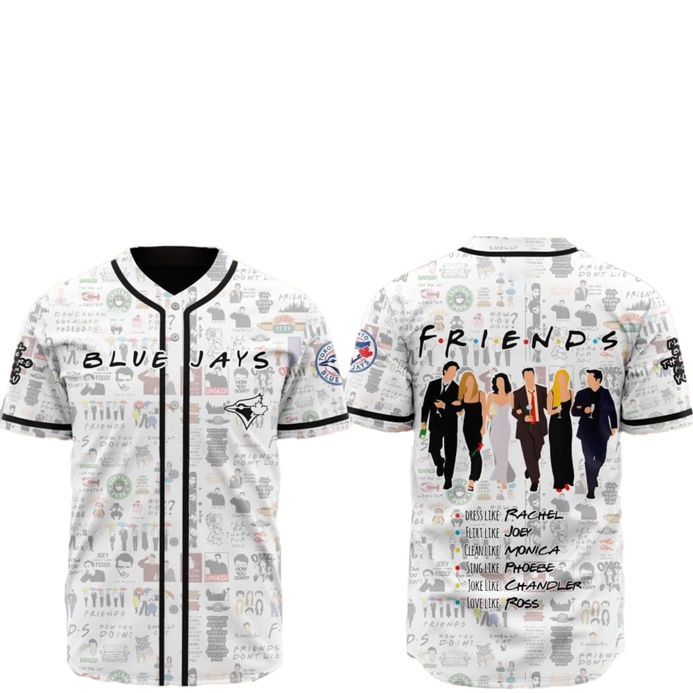 2025 Toronto Blue Jays Friends Baseball Jersey - Grishko.com