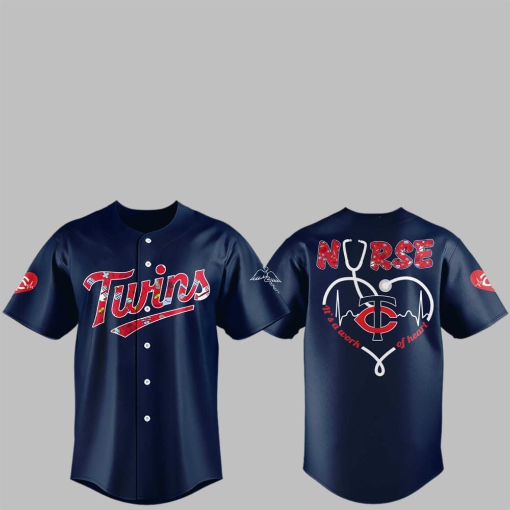2025 Twins Nurses Appreciation Blue Jersey - Grishko.com