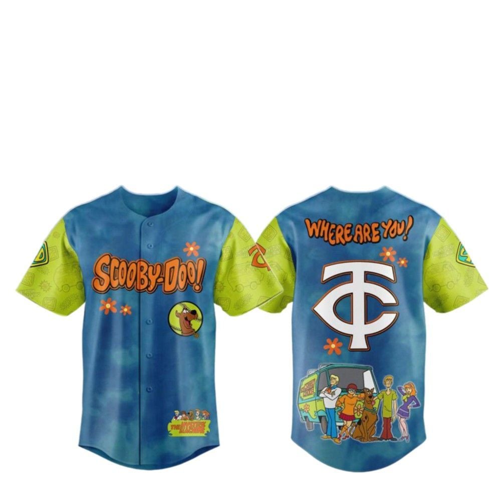 2025 Twins Scooby-Doo Baseball Jersey - Grishko.com