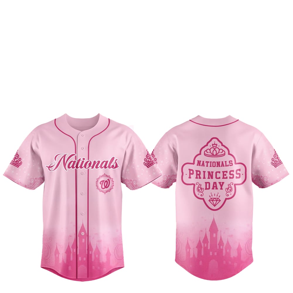 2025 Washington Nationals Princess Day Baseball Jersey - Grishko.com