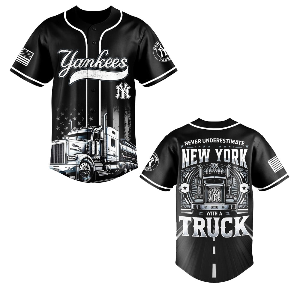 2025 Yankees Nation Truck Driver Appreciation Baseball Jersey Jogger Hat - Grishko.com