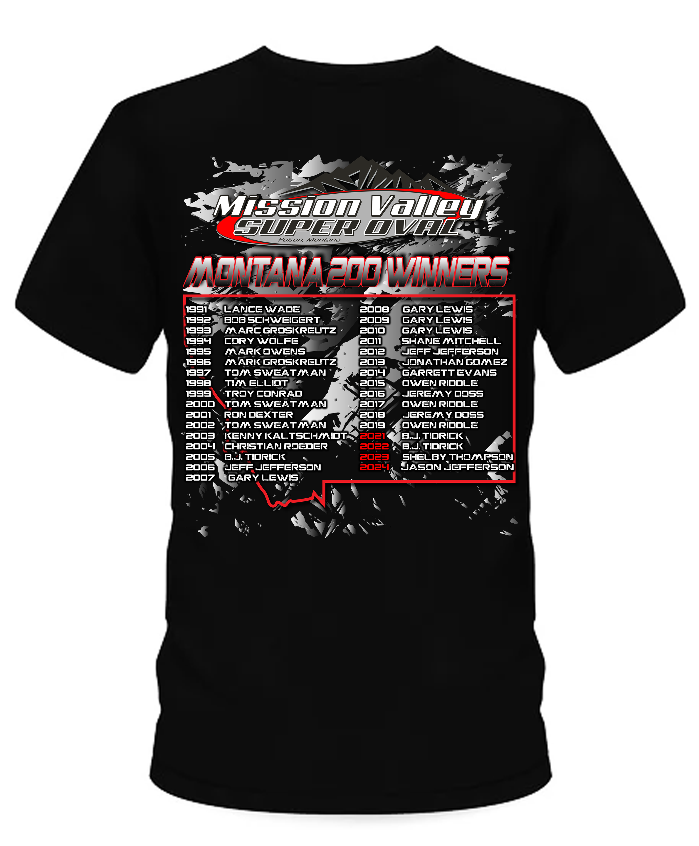 2025 Montana 200 T-Shirt