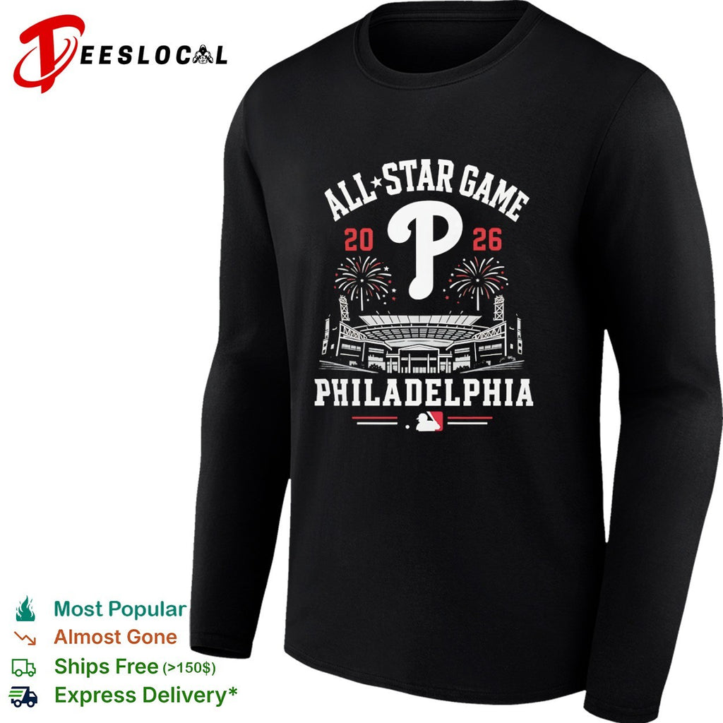 2026 All Star Game Philadelphia Phillies MLB Stadium Fireworks shirt