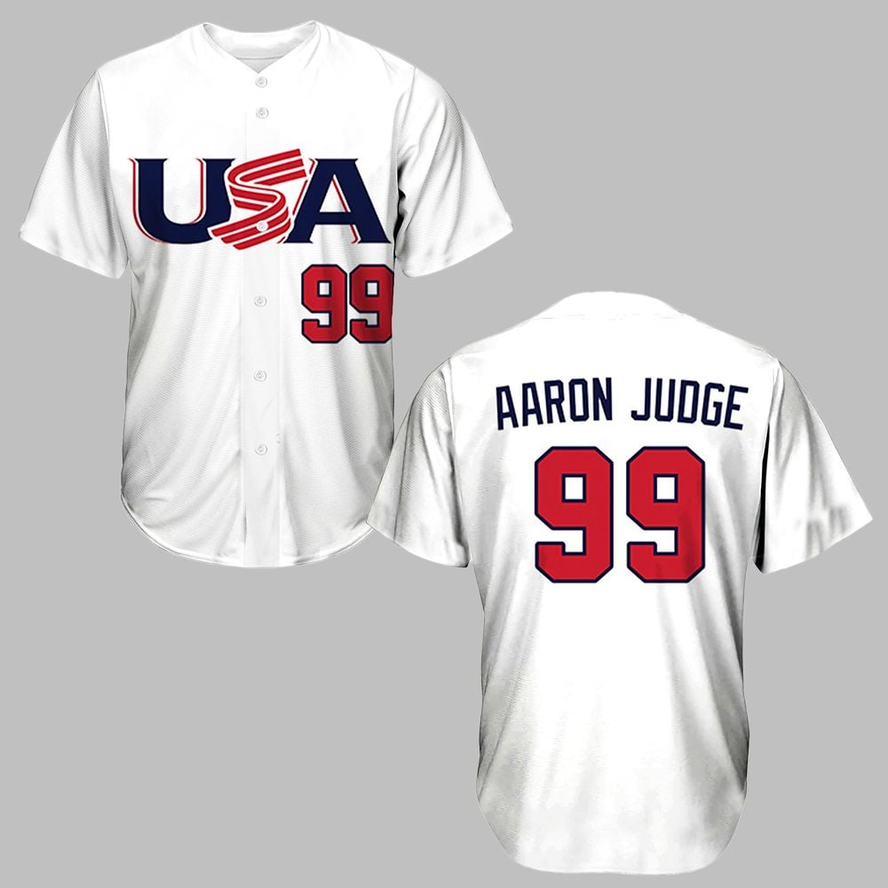 2026 Captain Aaron Judge USA Baseball Jersey - Grishko.com