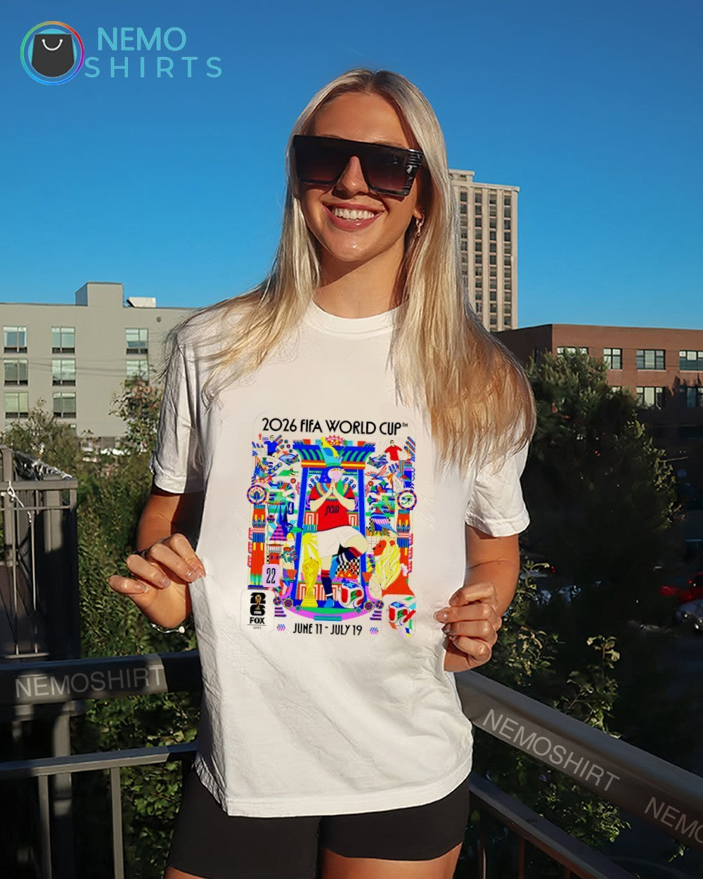 2026 FIFA World Cup June 11-19 Fox Egypt shirt