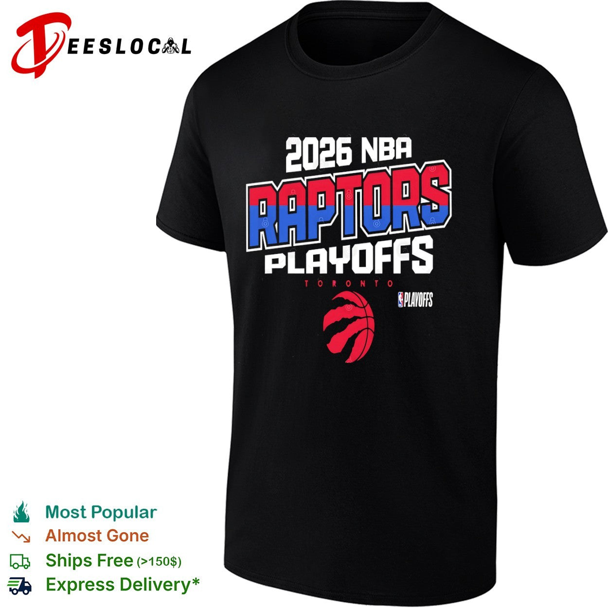 2026 NBA Toronto Raptors playoffs basketball graphic shirt