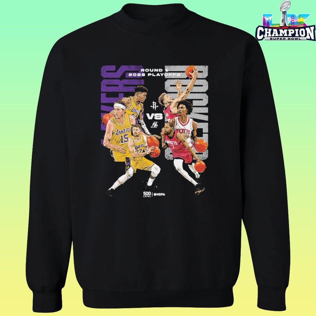 2026 Nba Playoffs Houston Rockets Vs Los Angeles Lakers Shirt