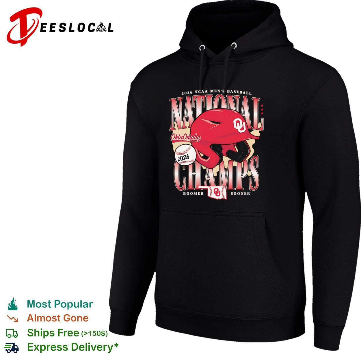 2026 Oklahoma Sooners NCAA National Champs OklaOmaha Boomer Sooner Baseball shirt