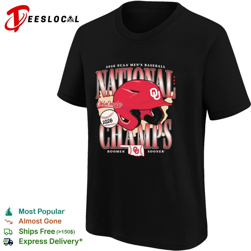 2026 Oklahoma Sooners NCAA National Champs OklaOmaha Boomer Sooner Baseball shirt