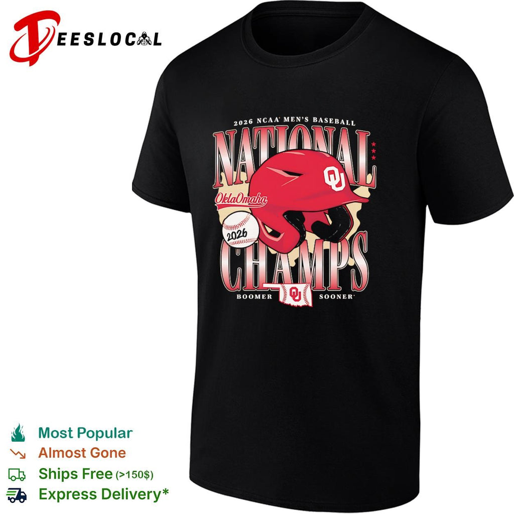2026 Oklahoma Sooners NCAA National Champs OklaOmaha Boomer Sooner Baseball shirt