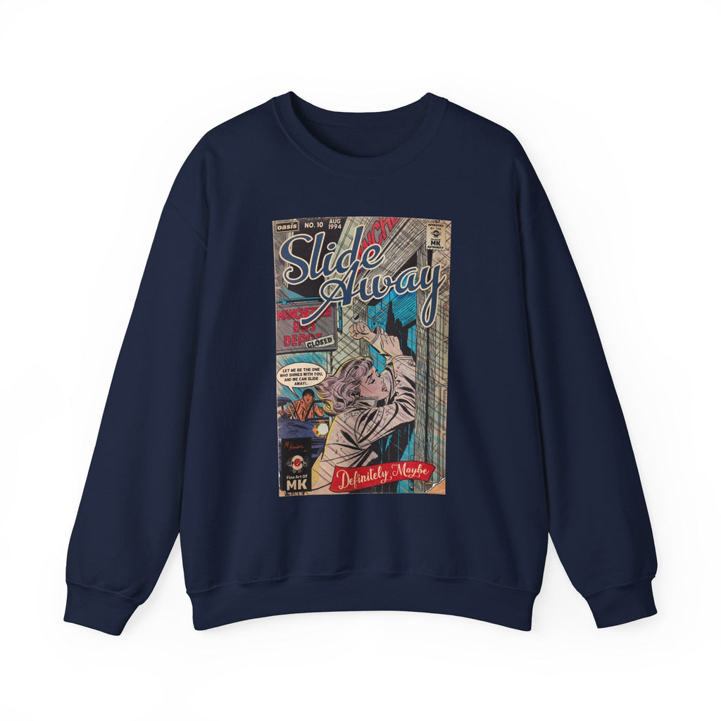 Slide Away - Unisex Heavy BlendÃ¢â€žÂ¢ Crewneck Sweatshirt T-Shirts, Hoodie | CiraTrend.com (Image 3)