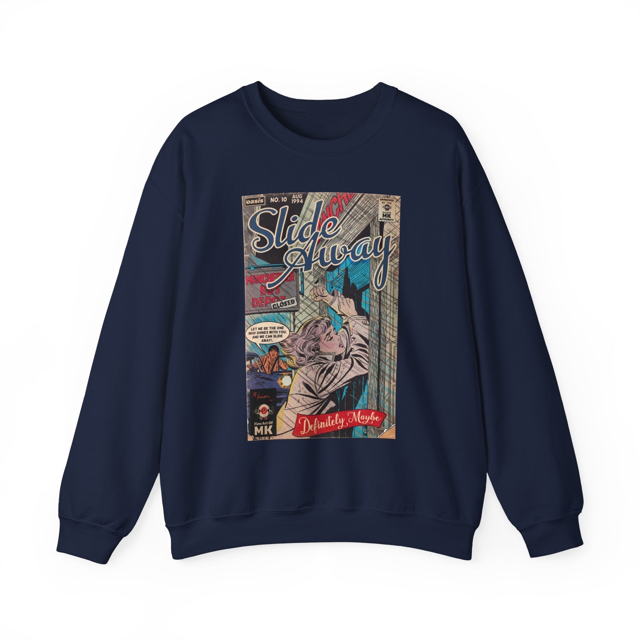 Slide Away - Unisex Heavy BlendÃ¢â€žÂ¢ Crewneck Sweatshirt T-Shirts, Hoodie | CiraTrend.com (Image 3)