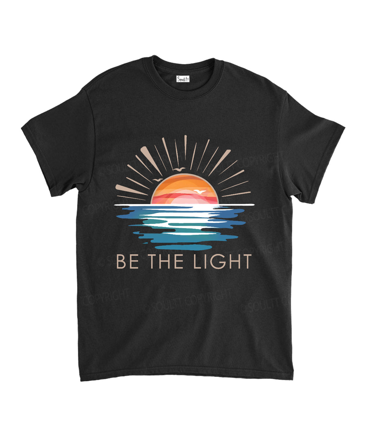 Be The Light Unisex Cotton Christian T-Shirt Style004 Hoodie, Sweatshirt | CiraTrend.com (Image 2)