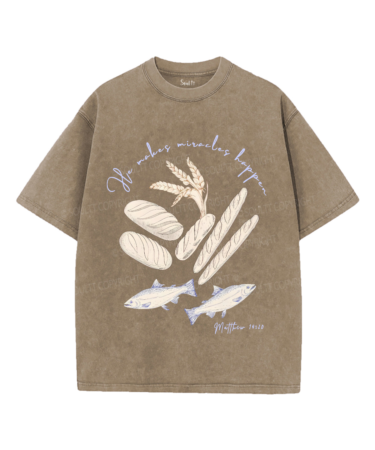 He Makes Miracles Happen Washed Christian T-Shirts, Hoodie, Sweatshirt