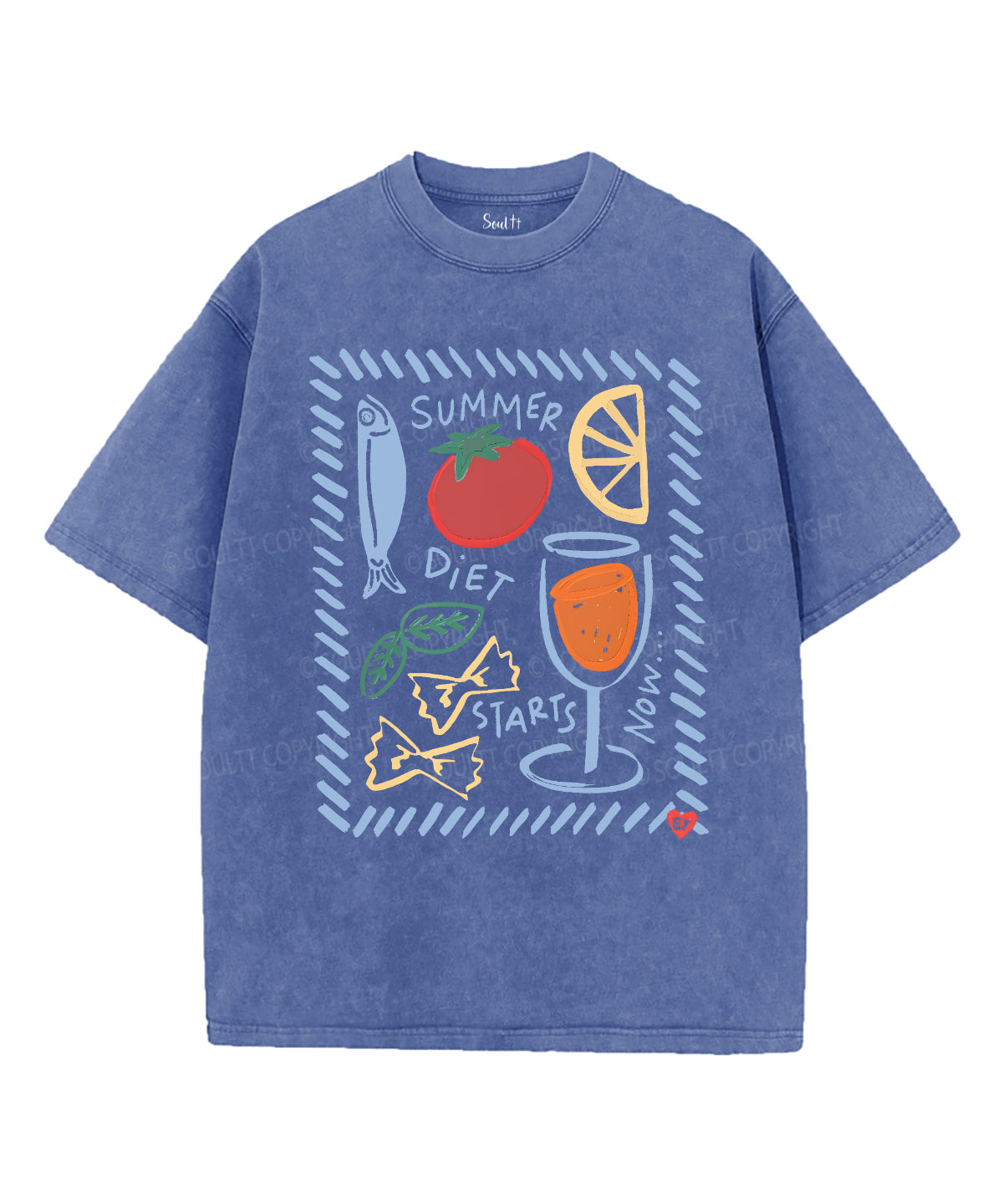 Summer Diet Starts Now Double Sided Unisex Washed Christian T-shirt Hoodie, Sweatshirt | CiraTrend.com (Image 3)