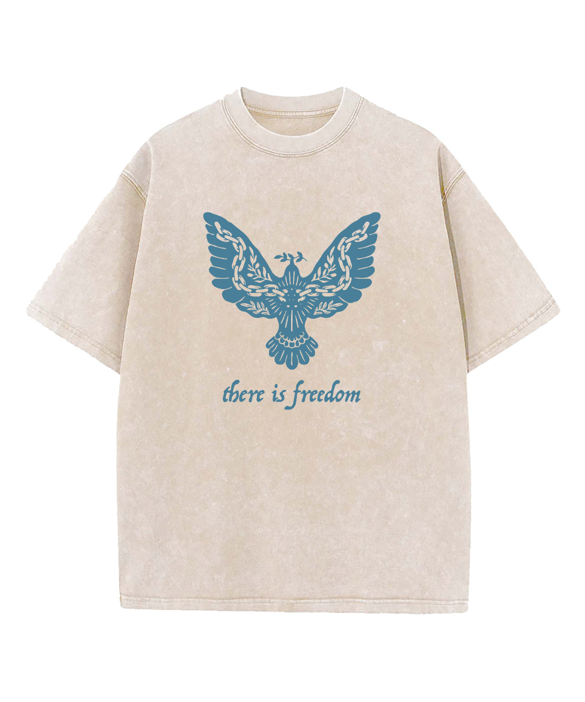 There Is Freedom Washed Christian T-shirt Hoodie, Sweatshirt | CiraTrend.com (Image 4)