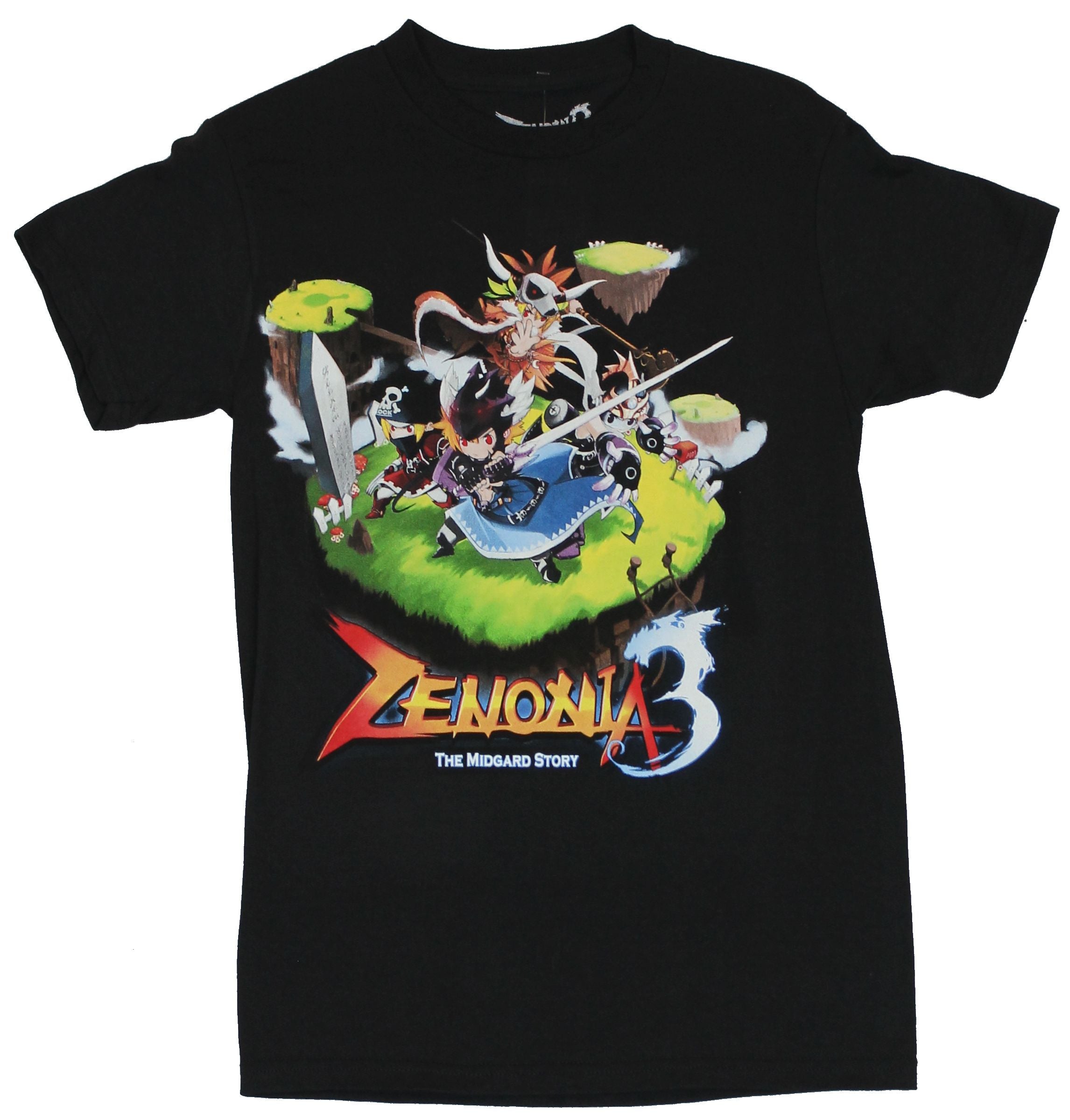Zenonia 3 The Midgard Story Mens T-Shirt  - Cast of Character on Black Hoodie, Sweatshirt | CiraTrend.com