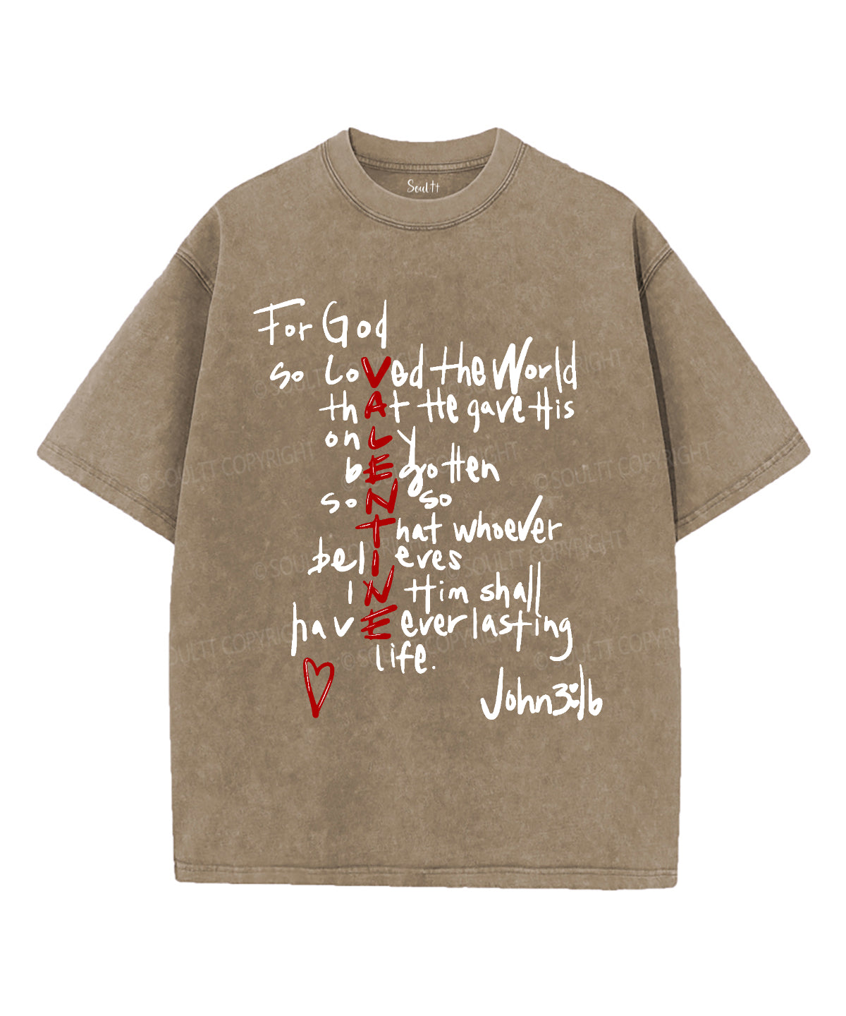 For God So Love The World Washed Christian T-shirt Hoodie, Sweatshirt | CiraTrend.com (Image 5)